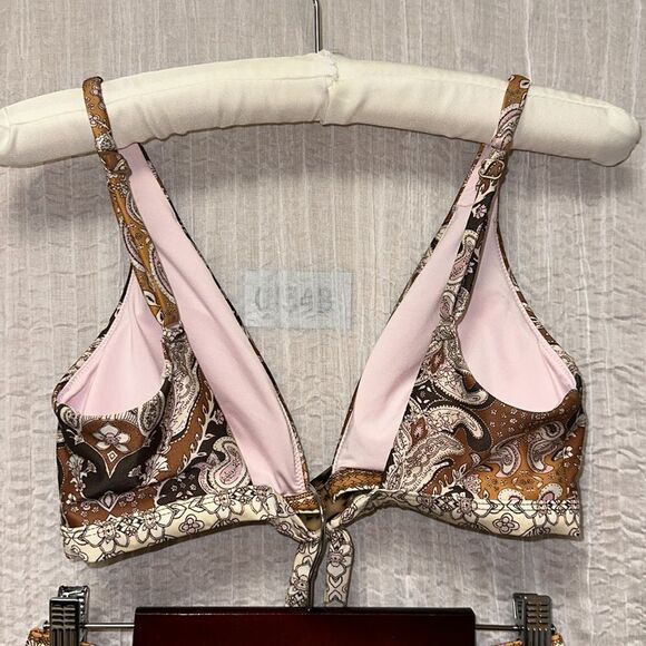 Anthropologie XS Alana Gunn Campbell High Waisted Bikini Swim Set - Picture 8 of 16